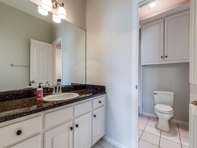 5909 Fossil Ridge Dr, Plano, TX 75093 - bathroom with vanity and tile patterned flooring