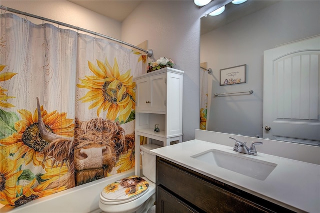 416 Mesa, Lone Oak, TX 75453 - full bath featuring vanity and shower / bath combo with shower curtain