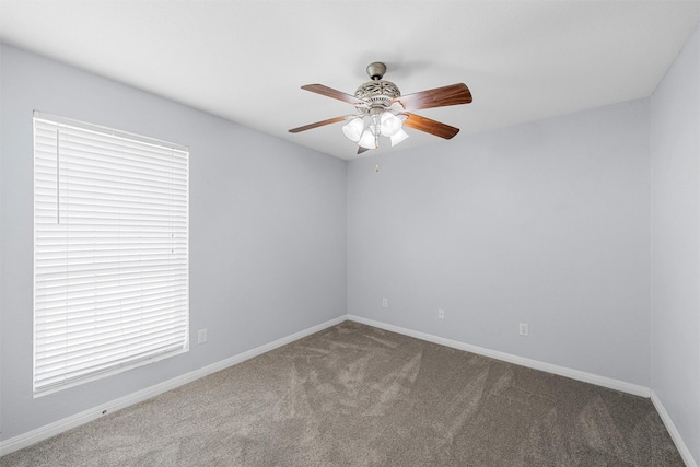 708 Sapphire Blvd, Hewitt, TX 76643 - spare room with carpet floors and a ceiling fan