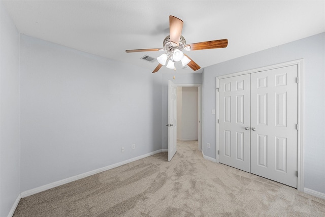 708 Sapphire Blvd, Hewitt, TX 76643 - unfurnished bedroom featuring carpet, a closet, and ceiling fan
