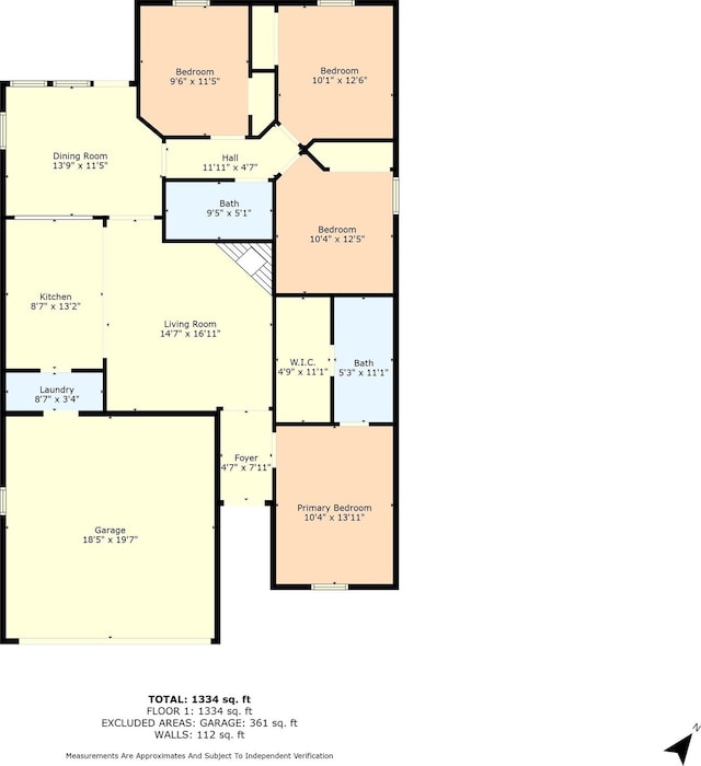 708 Sapphire Blvd, Hewitt, TX 76643 - view of floor plan / room layout