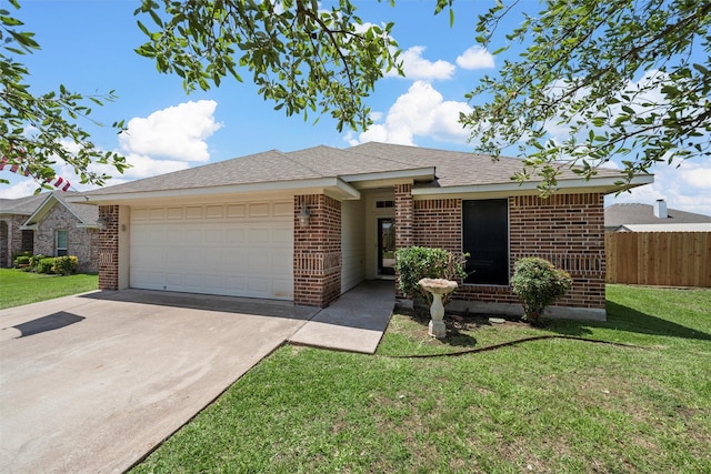 708 Sapphire Blvd, Hewitt, TX 76643 - view of front of house with brick siding, a garage, and driveway