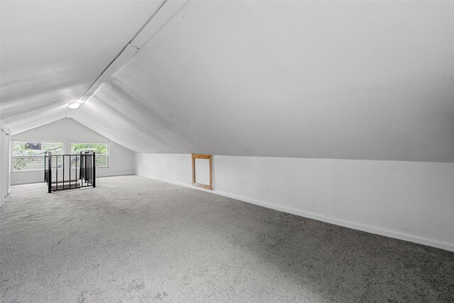 1205 Ashleman St, Bellmead, TX 76705 - additional living space featuring lofted ceiling and carpet floors