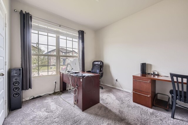 8009 Gangway Dr, Fort Worth, TX 76179 - home office with carpet floors