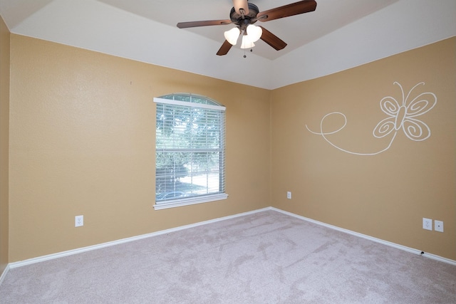9705 Southern Hills Dr, Plano, TX 75025 - carpeted empty room featuring ceiling fan and baseboards