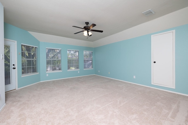 9705 Southern Hills Dr, Plano, TX 75025 - carpeted empty room featuring a ceiling fan and baseboards