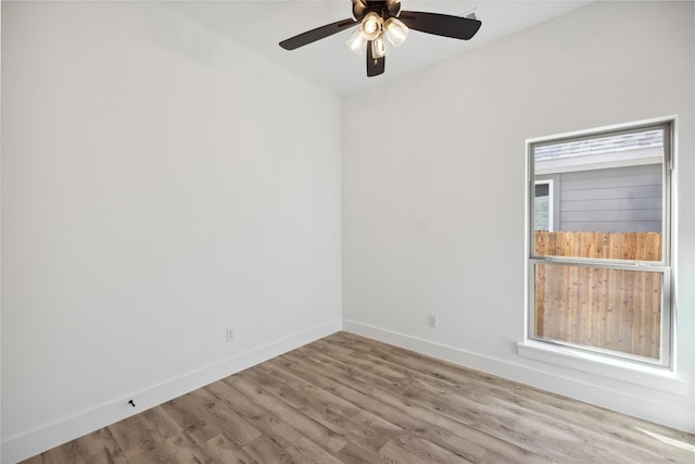 2700 NW 22nd St, Fort Worth, TX 76106 - unfurnished room featuring wood finished floors and a ceiling fan