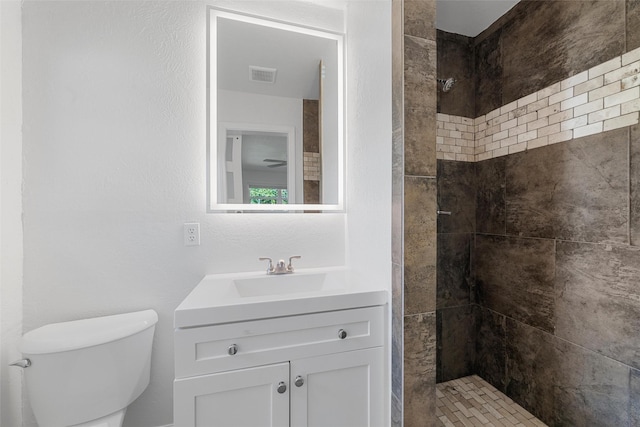3501 Alta Vista Dr, Waco, TX 76706 - full bathroom with a tile shower and vanity
