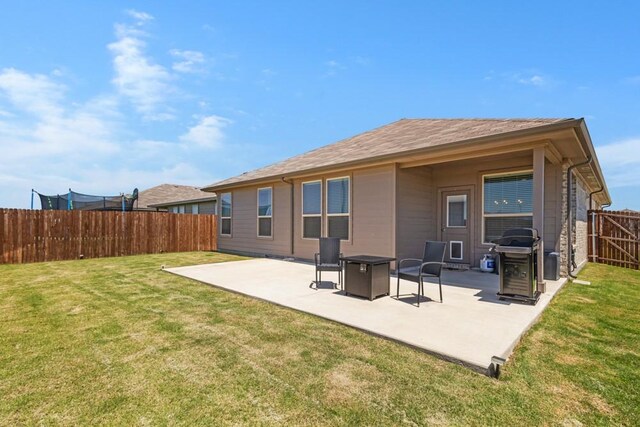 1160 Kirkham Way, Fort Worth, TX 76247 - back of house with a patio and a fenced backyard