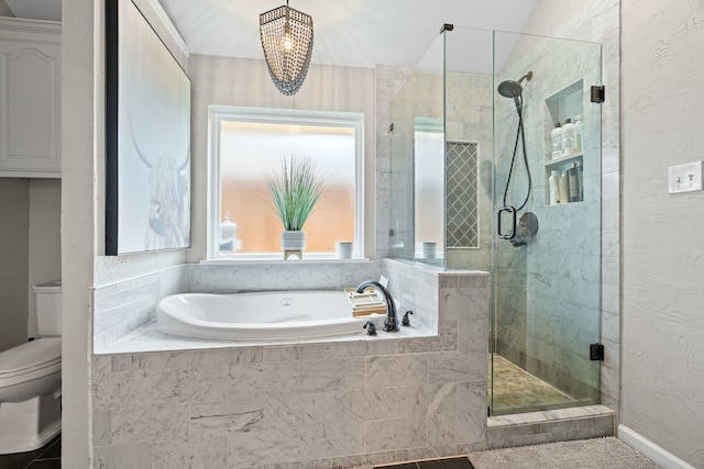416 Springhill Dr, Hurst, TX 76054 - full bathroom featuring a garden tub and a stall shower