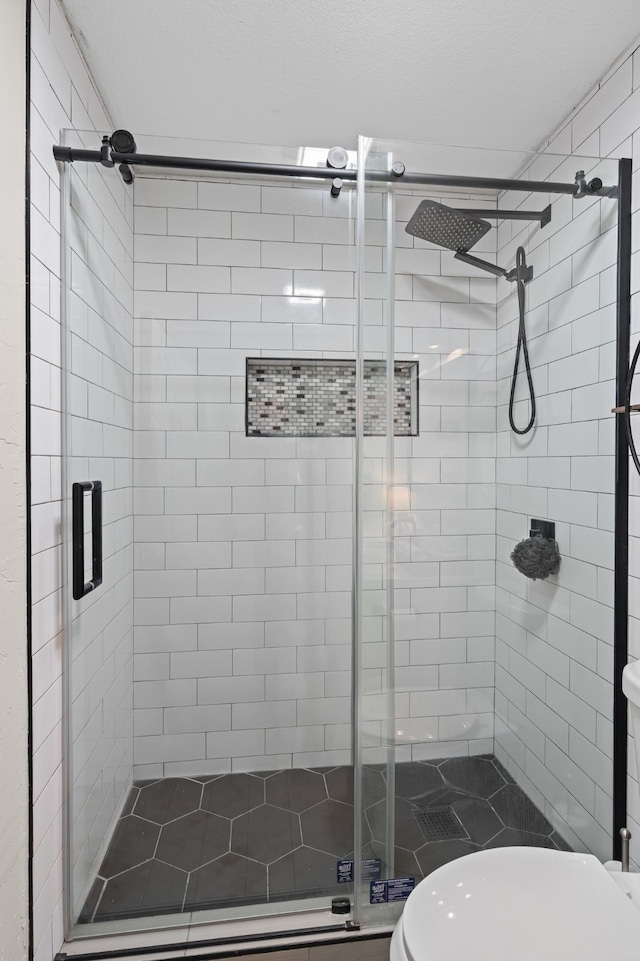 416 Springhill Dr, Hurst, TX 76054 - full bathroom with toilet and a shower stall