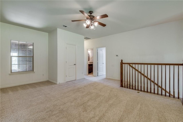 1300 Meadow Ranch Rd, Mckinney, TX 75071 - unfurnished room featuring ceiling fan and light carpet