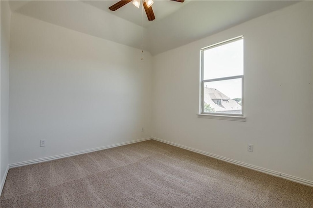 1300 Meadow Ranch Rd, Mckinney, TX 75071 - carpeted spare room featuring ceiling fan and baseboards