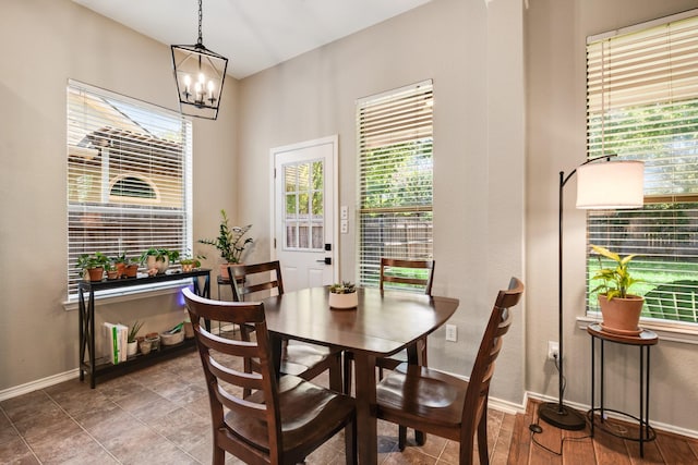 2823 Coteau Way, Dallas, TX 75227 - dining space with plenty of natural light and a chandelier