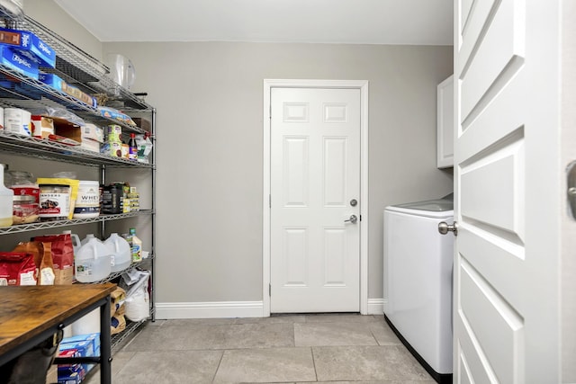 5125 Susan Lee Ln, North Richland Hills, TX 76180 - washroom with washer / clothes dryer and baseboards