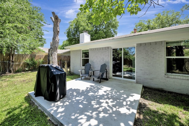 5125 Susan Lee Ln, North Richland Hills, TX 76180 - view of patio featuring a grill