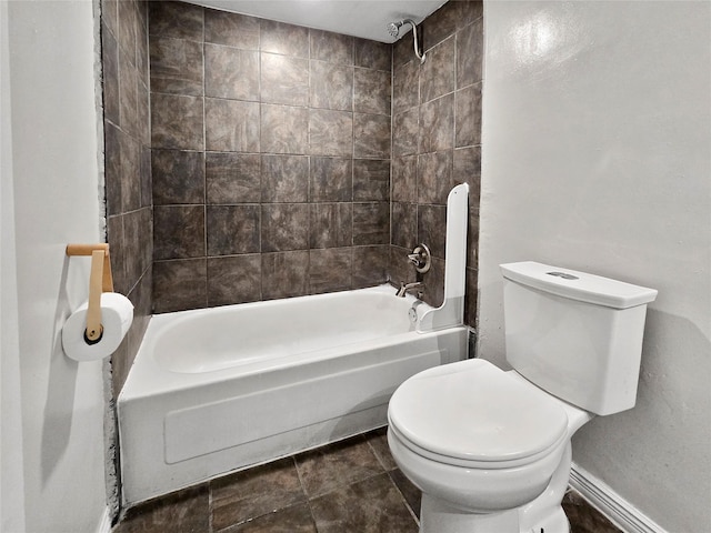 6620 Eastridge Dr Unit 219, Dallas, TX 75231 - full bathroom featuring shower / bath combination and tile patterned flooring