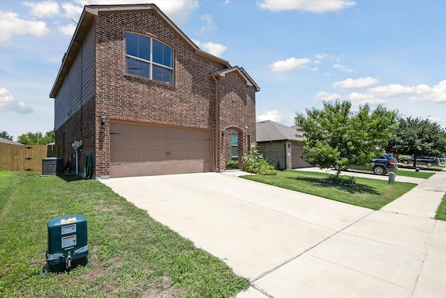 616 Cameron Way, Azle, TX 76020 - traditional-style home with a garage, brick siding, and concrete driveway