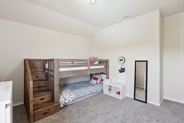 616 Cameron Way, Azle, TX 76020 - carpeted bedroom featuring vaulted ceiling and baseboards