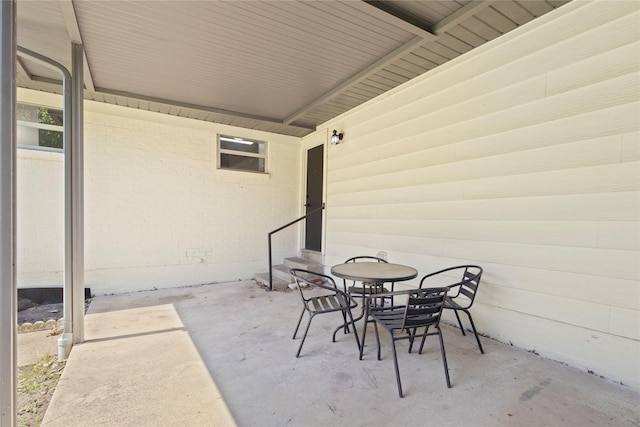 3122 Old Orchard Rd, Garland, TX 75041 - view of patio / terrace featuring entry steps