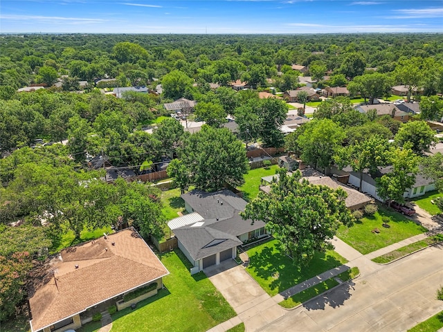 3122 Old Orchard Rd, Garland, TX 75041 - aerial view of residential area featuring a forest