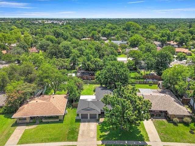 3122 Old Orchard Rd, Garland, TX 75041 - aerial view of residential area featuring a forest