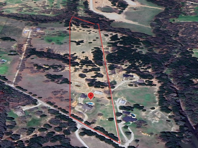 830 Cemetery Rd, Decatur, TX 76234 - map / location with property parcel outlined