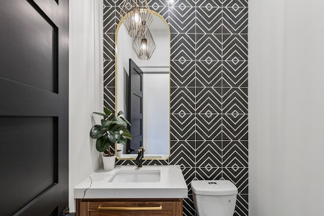 1890 Mcconnell Rd, Gunter, TX 75058 - half bath with vanity and toilet