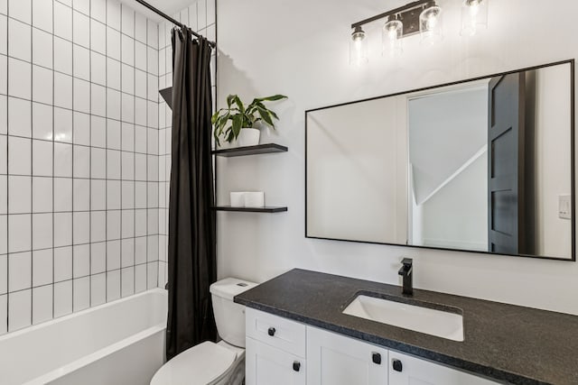 1890 Mcconnell Rd, Gunter, TX 75058 - bathroom featuring vanity and shower / tub combo with curtain