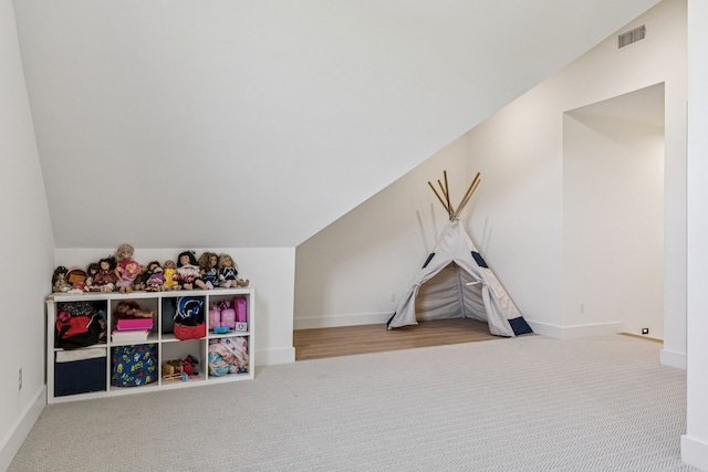 1890 Mcconnell Rd, Gunter, TX 75058 - rec room with carpet floors and lofted ceiling