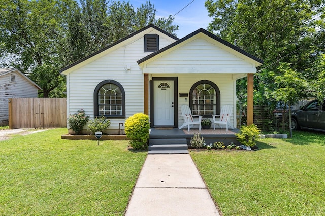 1204 Maxfield St, Bellmead, TX 76705 - view of front facade featuring covered porch