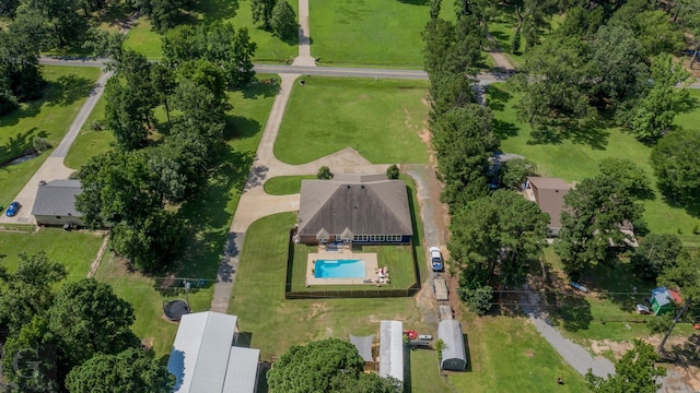 133 Downs Dr, Benton, LA 71006 - aerial view of a pool area
