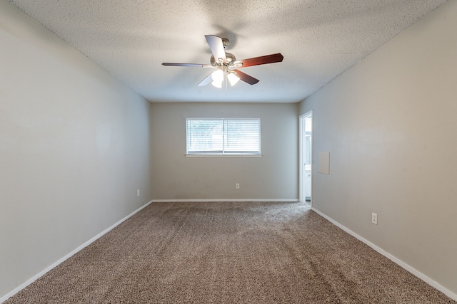 5209 Wolens Way, Fort Worth, TX 76133 - carpeted spare room with ceiling fan and a textured ceiling