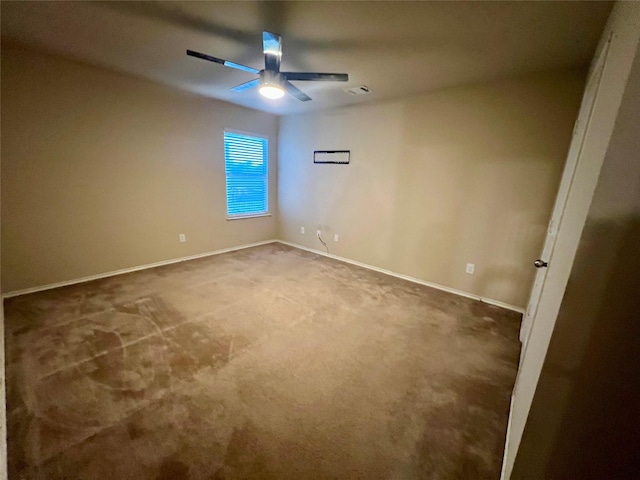 484 Harding Ln, Lavon, TX 75166 - empty room featuring ceiling fan and carpet floors
