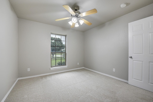 11440 Mitchell Cir, Ponder, TX 76259 - unfurnished room featuring light colored carpet and a ceiling fan