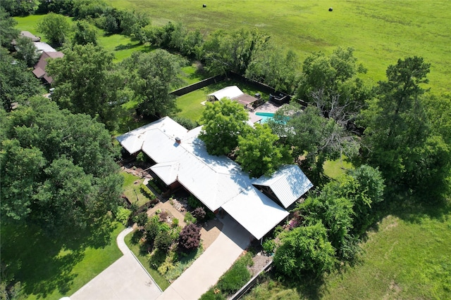 1521 Church St, Sulphur Springs, TX 75482 - view from above of property featuring a pool area