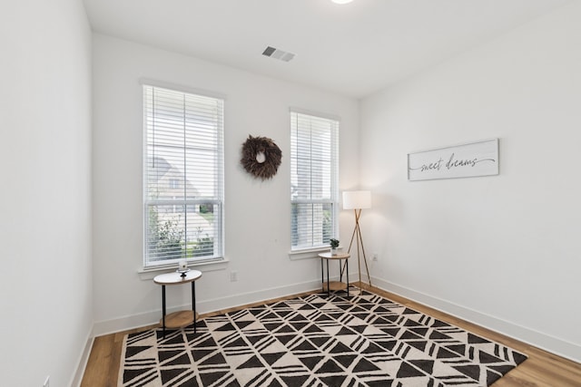 1814 Cypress Gap Trl, Mansfield, TX 76063 - sitting room with wood finished floors and baseboards