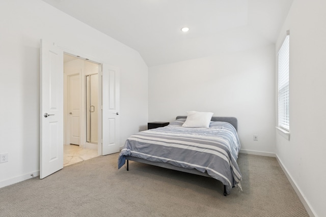 1814 Cypress Gap Trl, Mansfield, TX 76063 - carpeted bedroom with lofted ceiling and recessed lighting