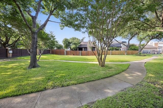6250 Twin Oaks Cir, Dallas, TX 75240 - view of yard
