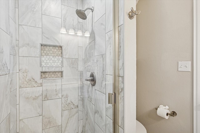 4632 Ivanhoe Dr, Fort Worth, TX 76132 - full bathroom with a stall shower and toilet