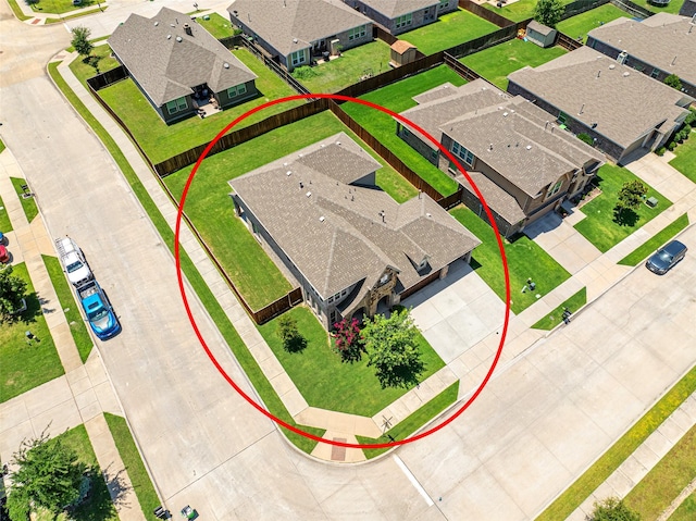 1020 Perennial Ln, Little Elm, TX 75068 - aerial perspective of suburban area
