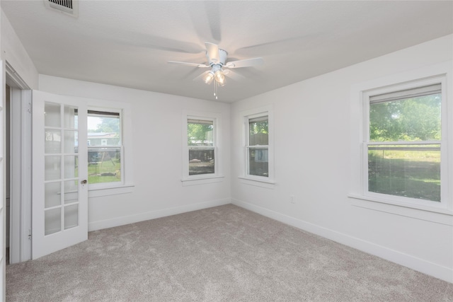 4525 Midway Rd, Weatherford, TX 76085 - empty room featuring carpet floors and ceiling fan