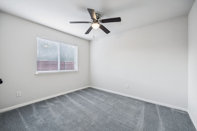 3341 Woodglen Dr, Mckinney, TX 75071 - carpeted empty room featuring baseboards and a ceiling fan
