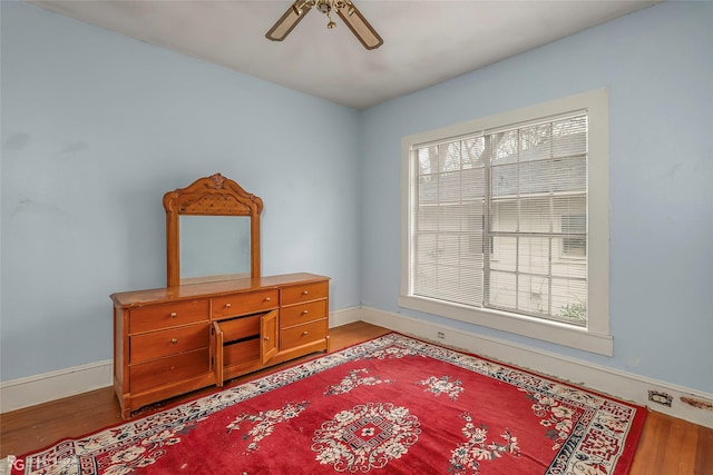 538 Dalzell St, Shreveport, LA 71104 - bedroom featuring wood finished floors and ceiling fan