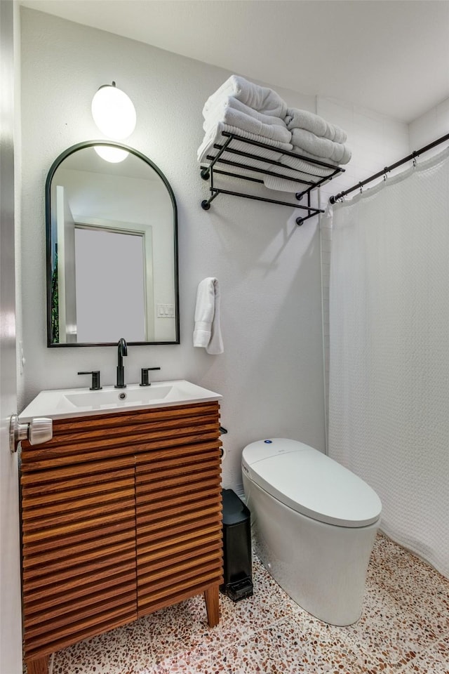 8820 Vinewood Dr, Dallas, TX 75228 - full bathroom featuring vanity and a shower with shower curtain