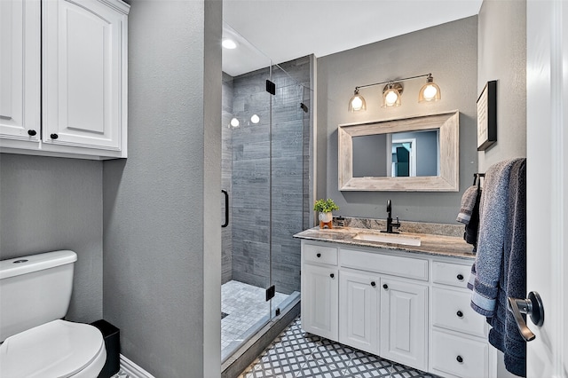 107 Bob Jones Ct, Pottsboro, TX 75076 - full bathroom with vanity and a stall shower