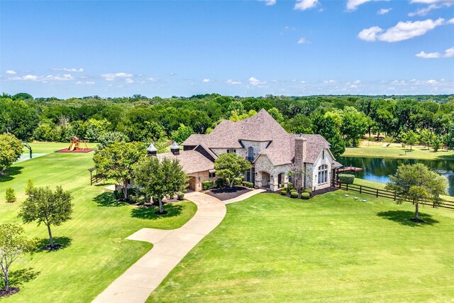 800 Manor Dr, Argyle, TX 76226 - view of subject property featuring a nearby body of water