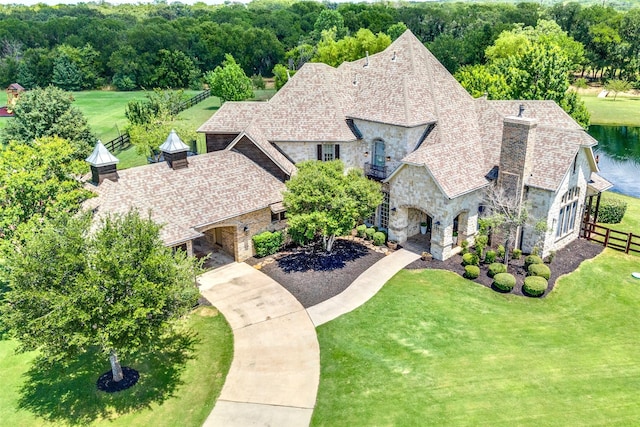 800 Manor Dr, Argyle, TX 76226 - view from above of property