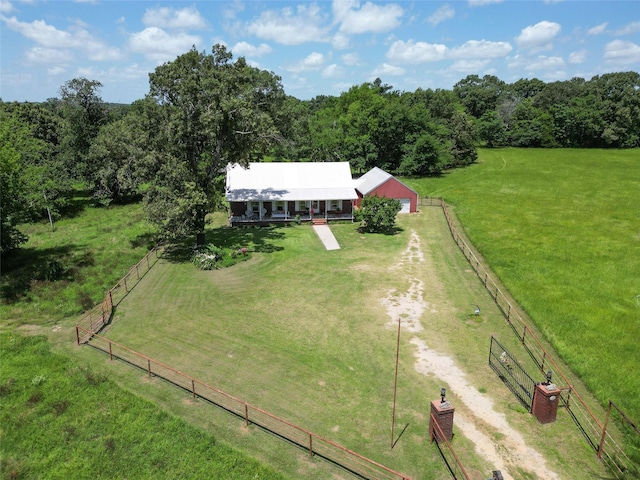 1243 Vz County Road 1903, Fruitvale, TX 75127 - aerial view of sparsely populated area featuring agricultural land
