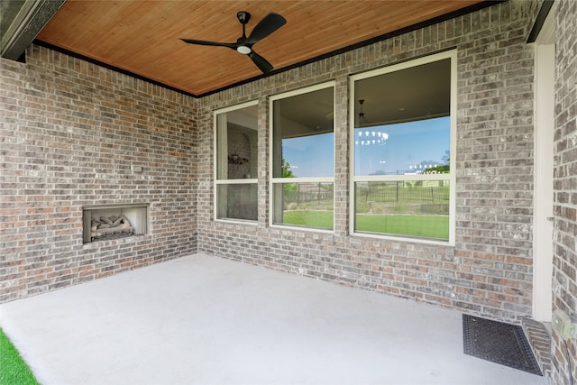 1253 Gray Fox Ln, Frisco, TX 75033 - view of patio / terrace with a ceiling fan